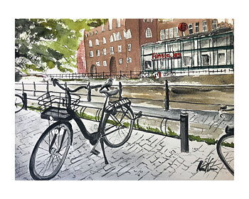 Västra Ågatan Uppsala - Poster