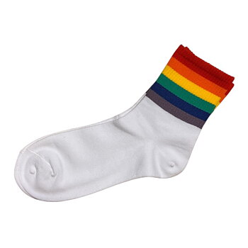 Socken mit breiten Pride-Streifen