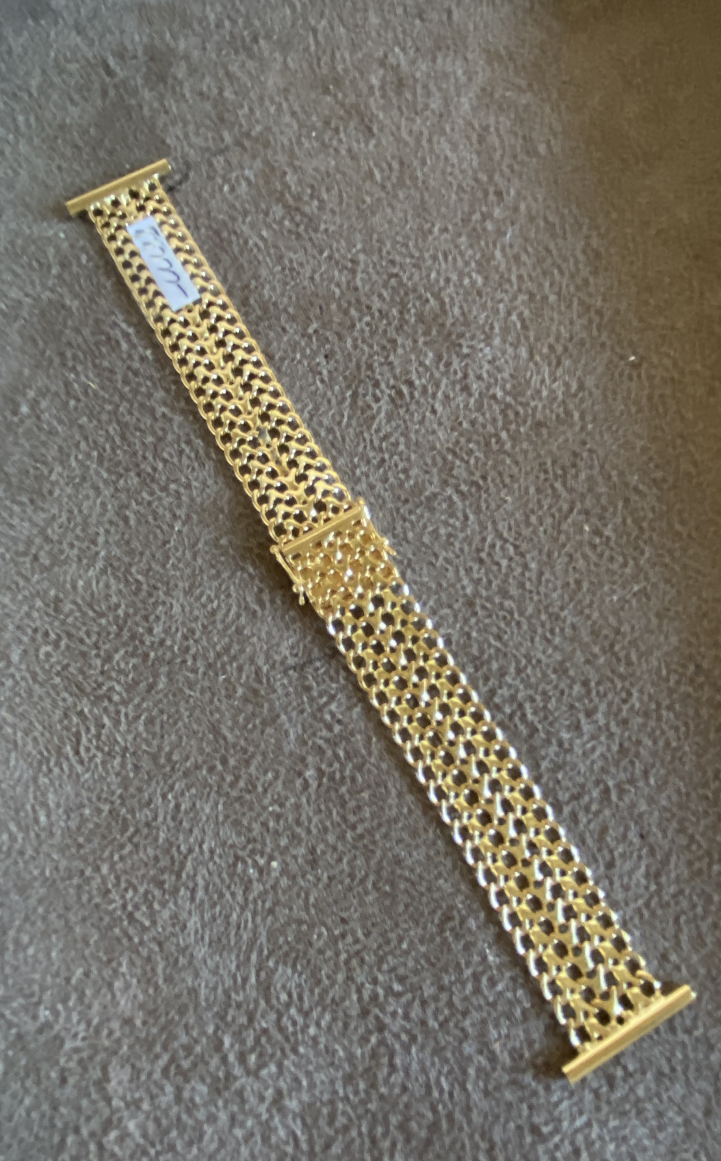 Urband, klockarmband i 18Karat guld. 21gram.