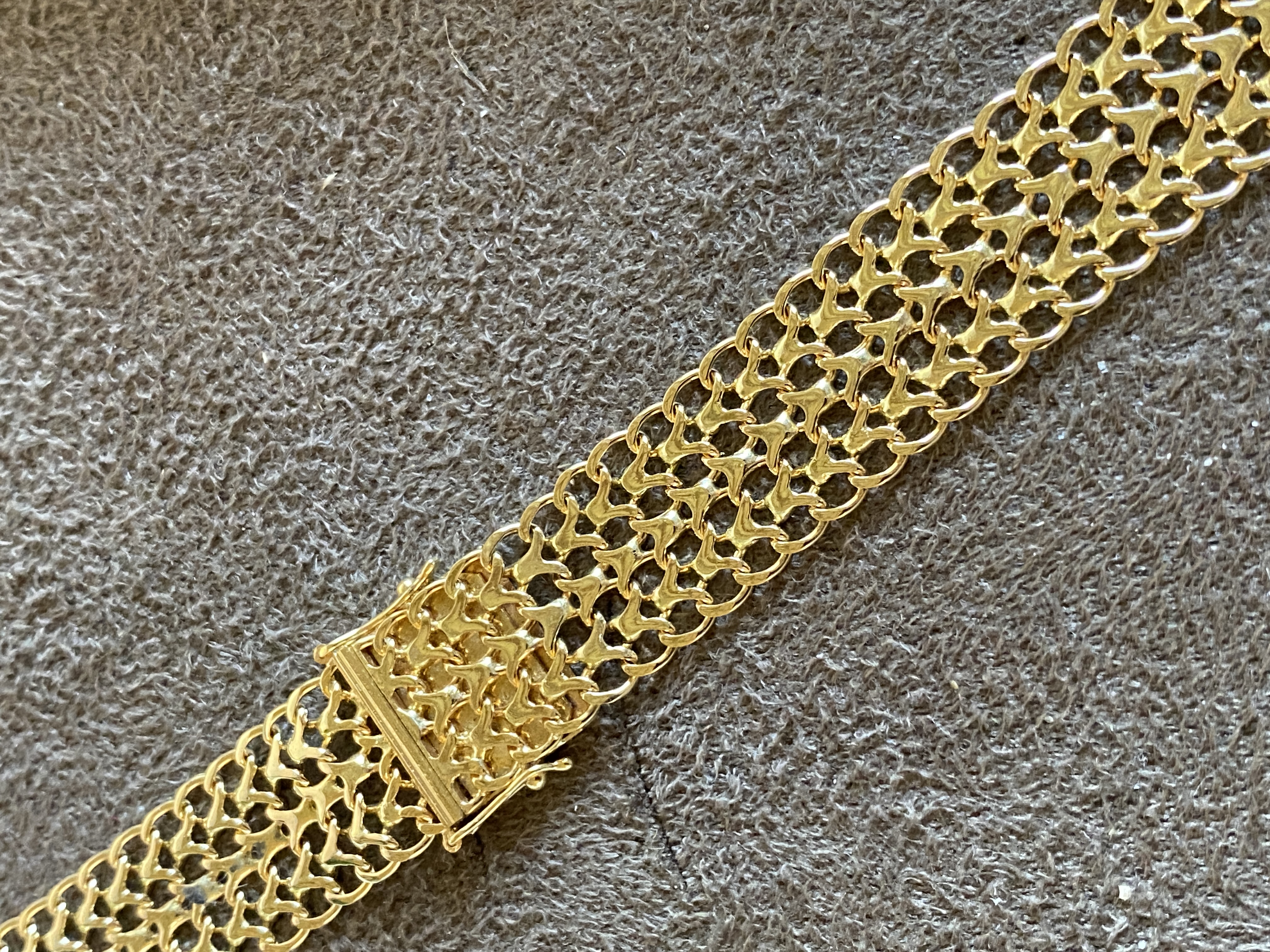 Urband, klockarmband i 18Karat guld. 21gram. - 3