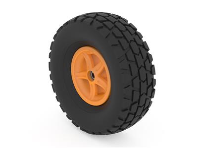 BERG Wheel 5-spoke orange 460/165-8 all terrain