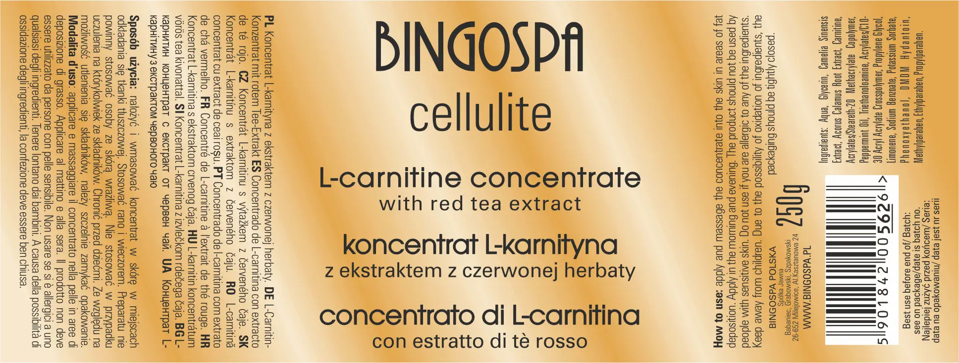 Cellulittbehandling med L-karnitin og Rød Te – For Fastere Hud - 2