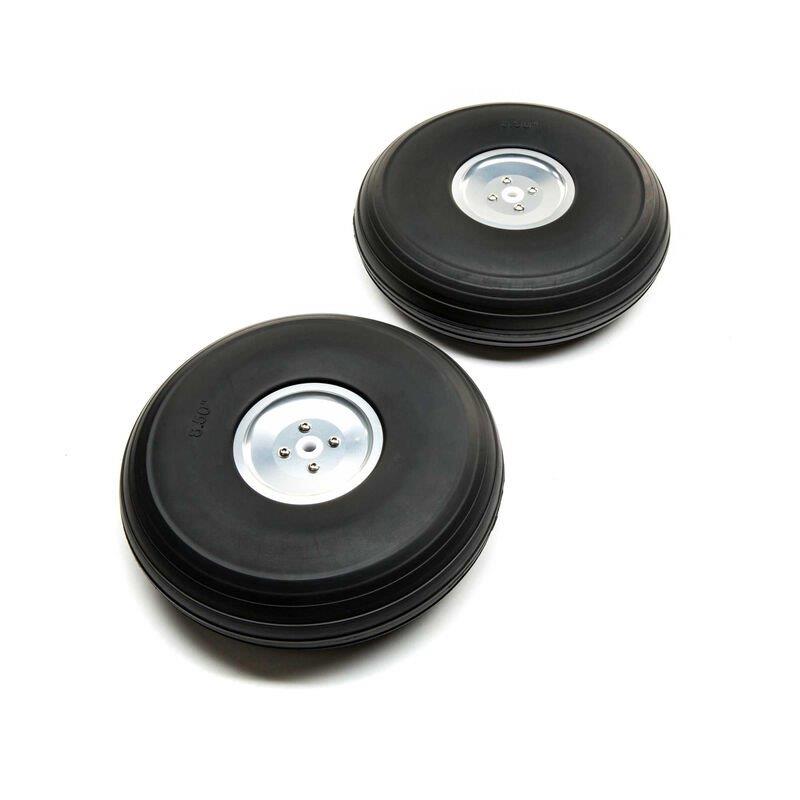 Hangar 9 Wheels, 8.5 in (2): Carbon Cub FX-3 100-200cc