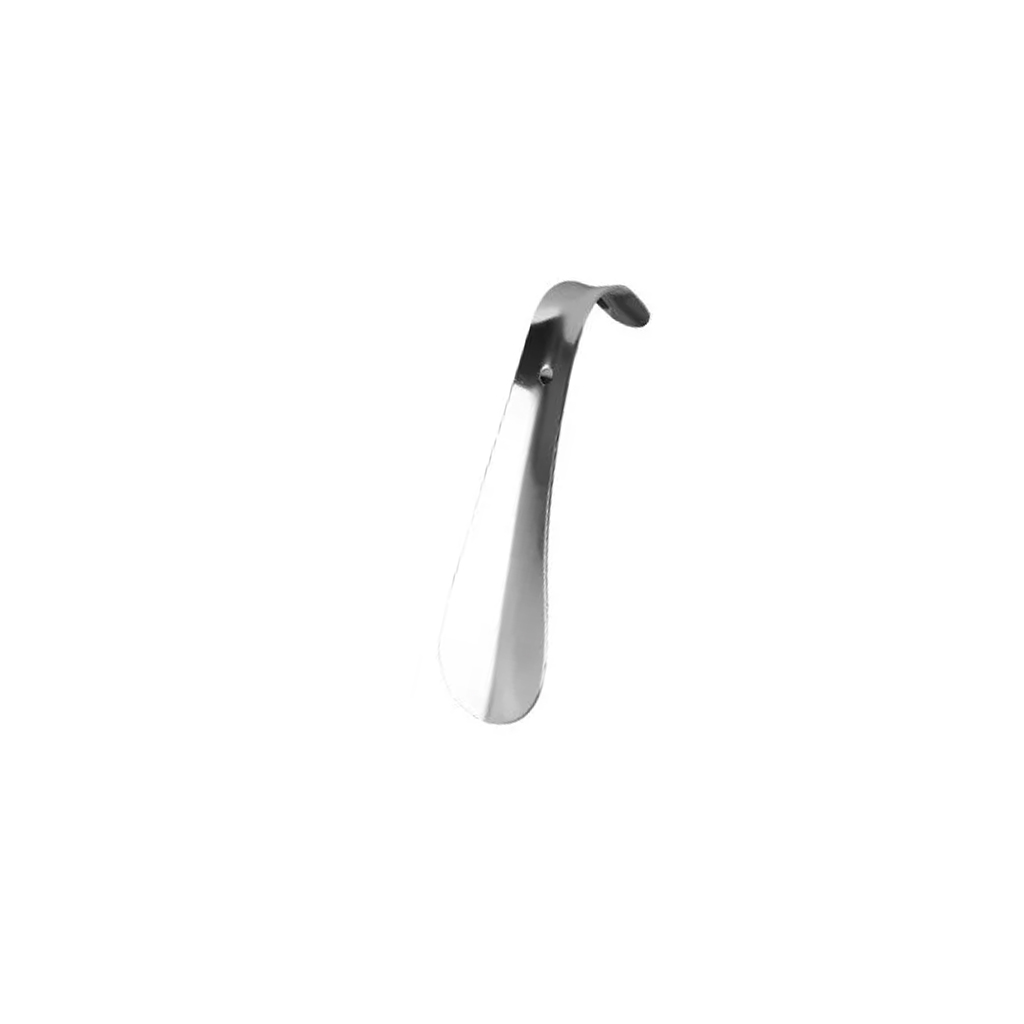 Skohorn i metall - 1 st - Litet och praktiskt skohorn på 16 cm