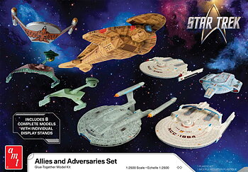 1/2500 Star Trek Adversaries & Allies Ship Set