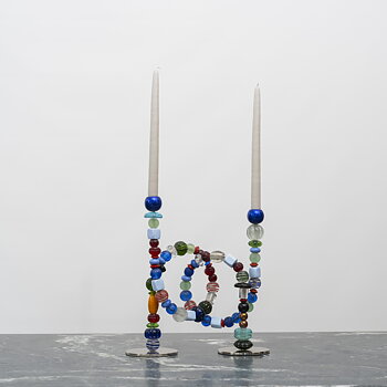 Pols Potten Ljusstake Beads multi-color