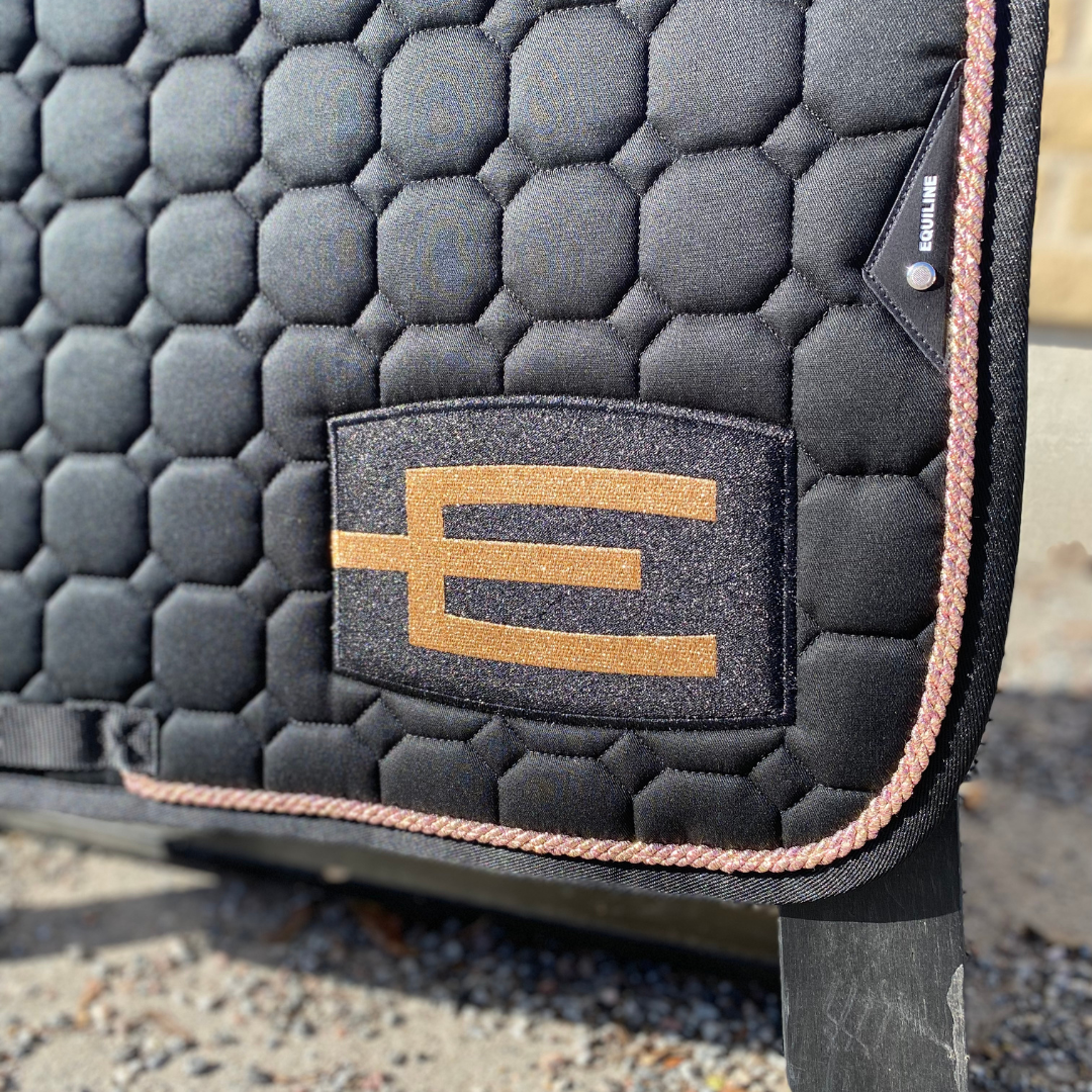 EQUILINE HOPPSCHABRAK MED E-LOGGA E72 GL.BLACK-GL.ROSEGULD P89 - 2
