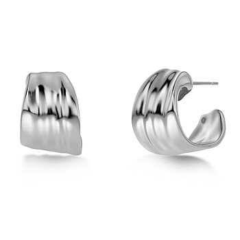 Edblad Tidal hoops silver