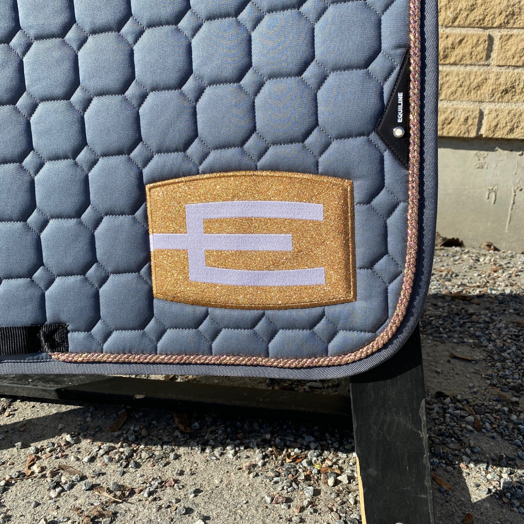 EQUILINE HOPPSCHABRAK MED E-LOGGA E71 GRAY GL.ROSEGOLD-WHITE P89 - 2