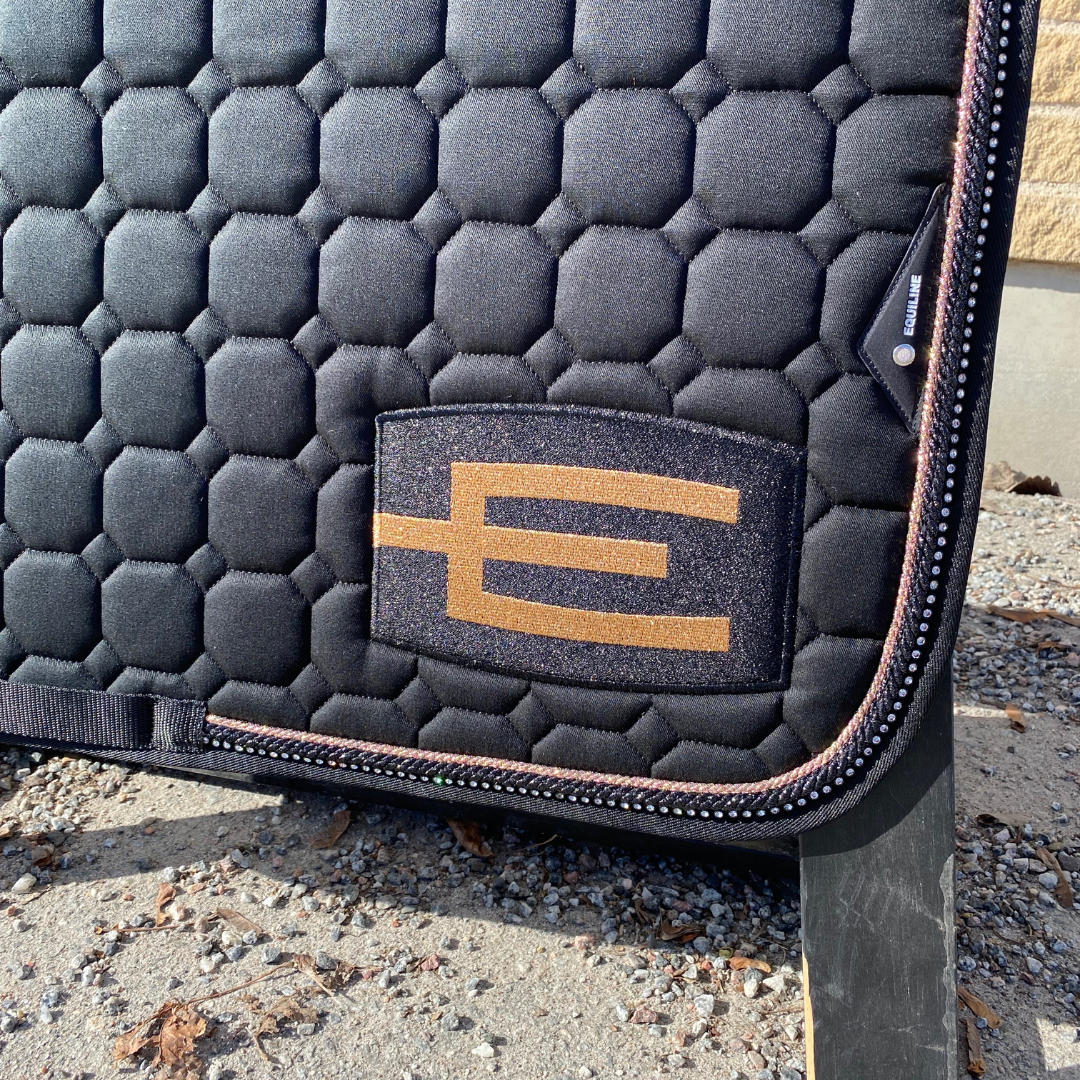 EQUILINE HOPPSCHABRAK MED E-LOGGA E72 GL.BLACK-GL.ROSEGOLD S006+P112+P389 - 2