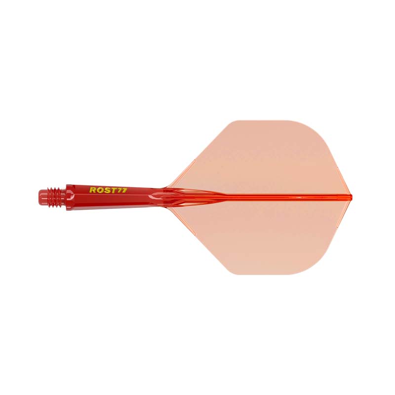 Cuesoul ROST 77 Standard Shape Transparant Red Size S - 2