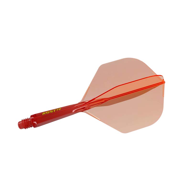 Cuesoul ROST 77 Standard Shape Transparant Red Size S - 3