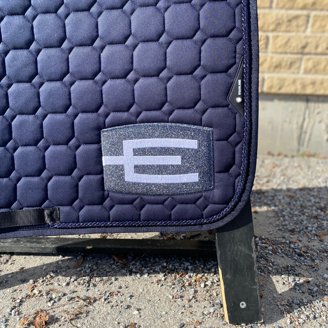 EQUILINE HOPPSCHABRAK MED E-LOGGA E69 BLUE GL.NAVY-WHITE P87 - 2