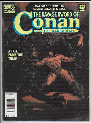 Savage Sword of Conan # 224 VG