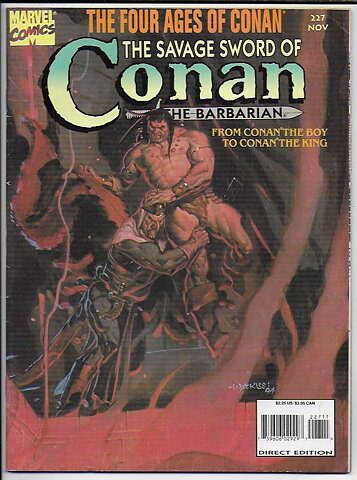 Savage Sword of Conan # 227 VF