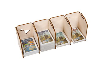 Stacking Tabletop Card Holder Mini 4 Tray