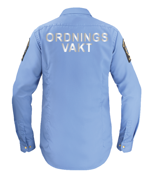 Herrskjorta Ordningsvakt OS01, lång  ärm,  (Texstar) - 2