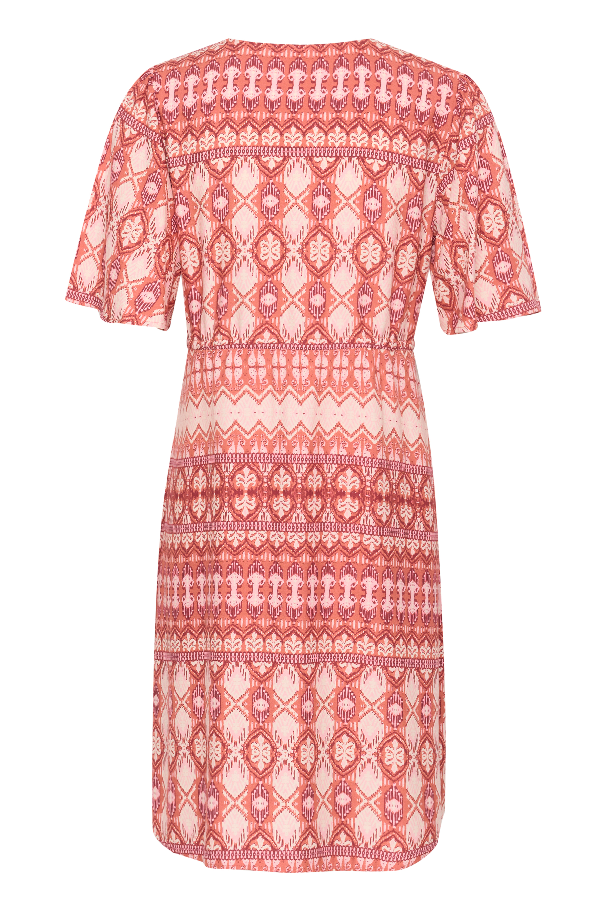 CRTIAH DRESS - ETHNIC GEOMETRIC - CREAM - 2