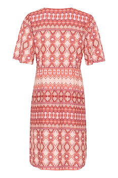 CRTIAH DRESS - ETHNIC GEOMETRIC - CREAM