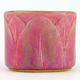 Josef Ekberg (1920s) Art Deco Bowl with Pink Luster Glaze 8 cm