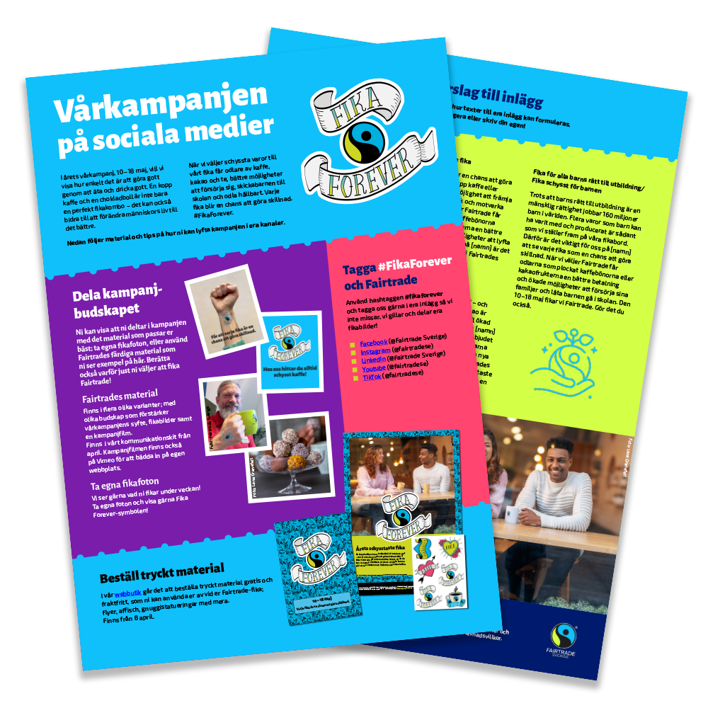 Tips för sociala medier: Fika Forever 2026