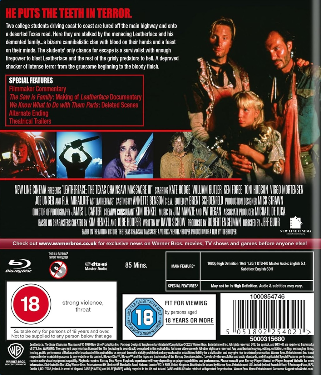Leatherface - Texas Chainsaw Massacre 3 (ej svensk text) (Blu-ray) - 2