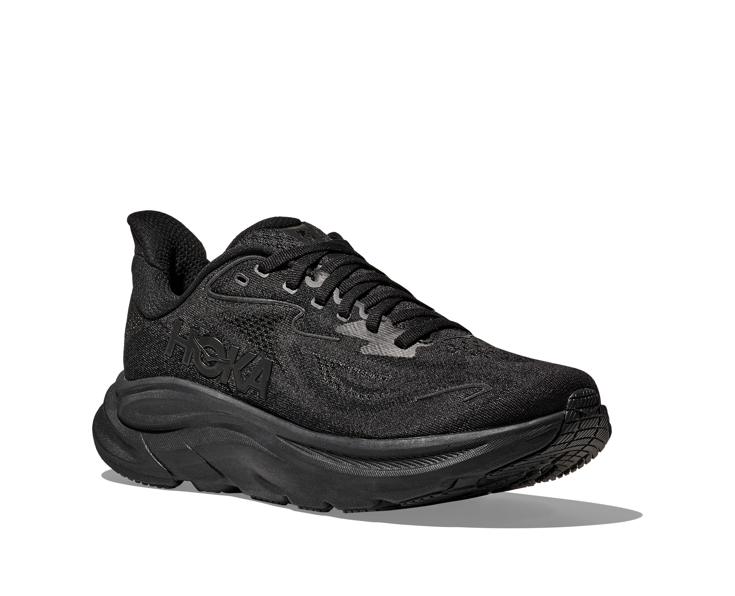 Hoka One One M Clifton 10 X-Wide - Black/Black - 4