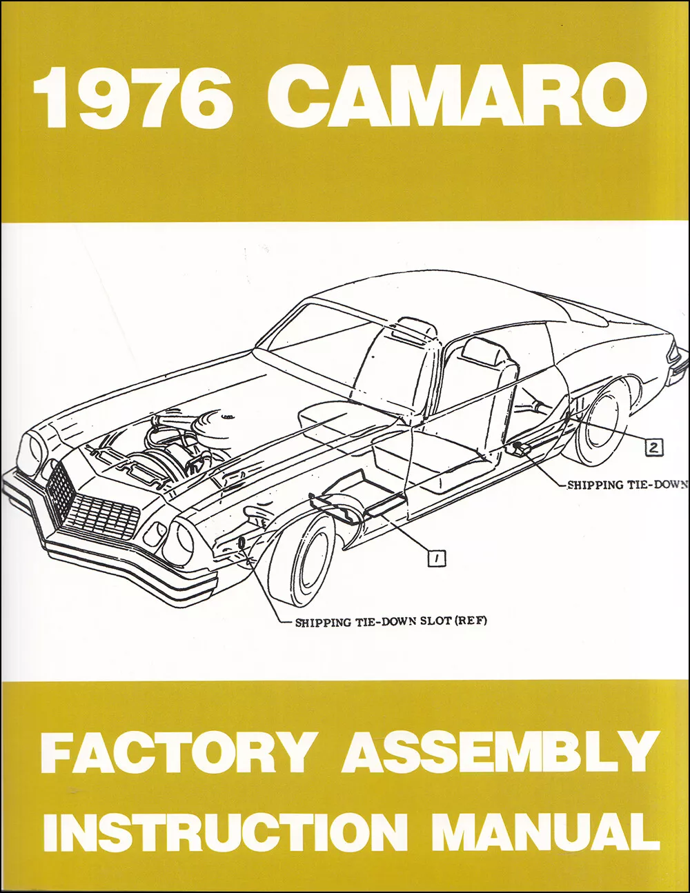 1976 Chevrolet Camaro Factory Assembly Instruction Manual