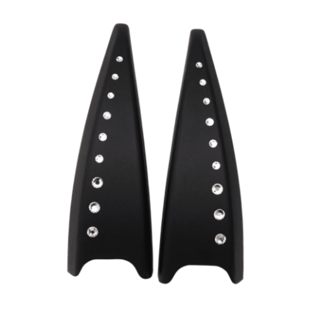 Safe Riding Premium Covers Till S2 Stigbyglar - Rhinestone White