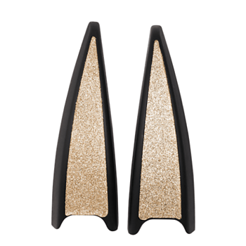 Safe Riding Premium Kaaret S2 Jalustimille - Gold Glitter