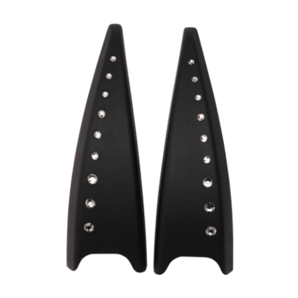 Safe Riding Premium Covers Till S2 Stigbyglar - Rhinestone Black