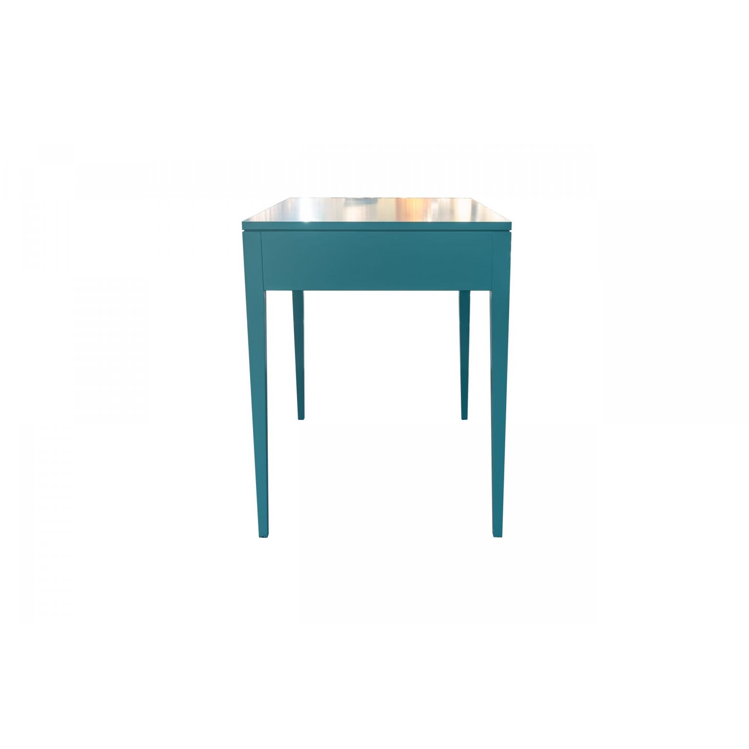 Skrivbord Grand, Green/blue/knopp i mässing - 2