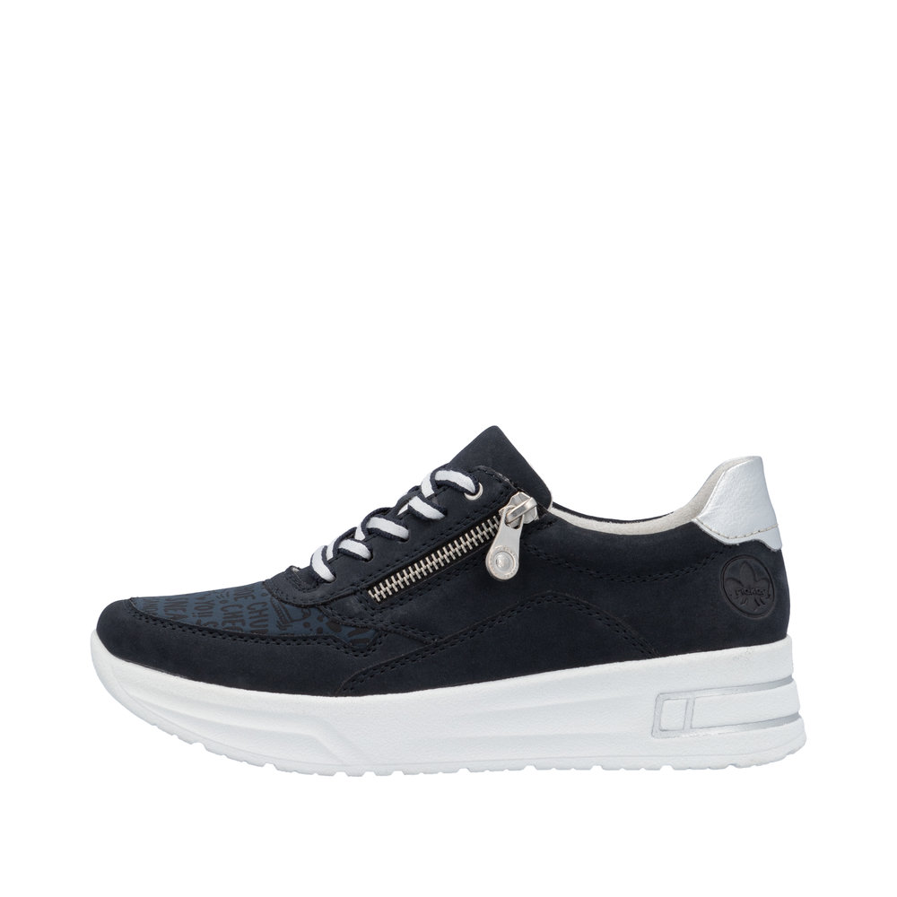 Rieker Damsneaker X-tra Wide Navy - 5