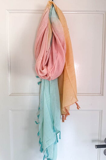 Culture - Rosaleen Scarf Mint Multimix