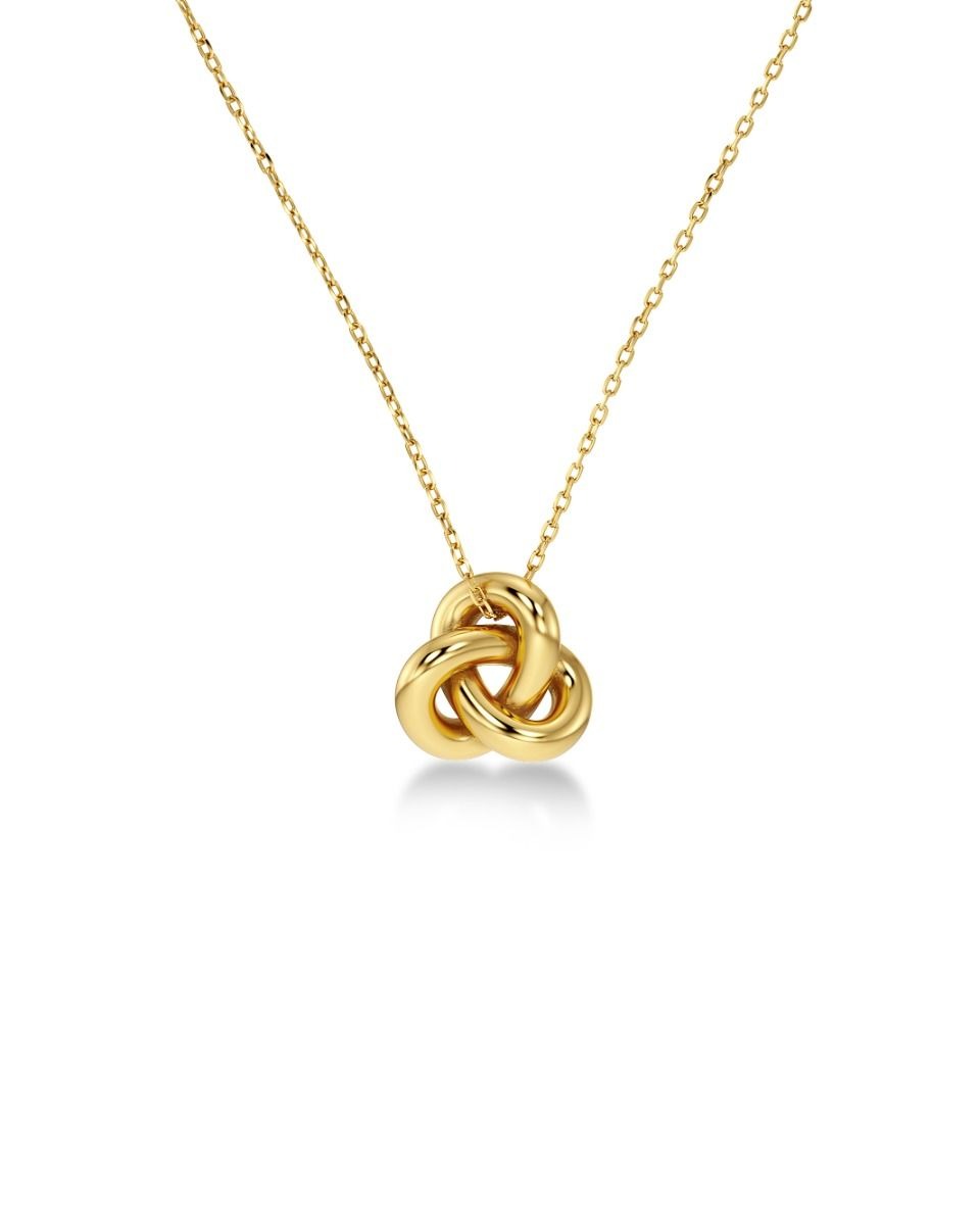 Infinity Knot Necklace S Gold - Edblad