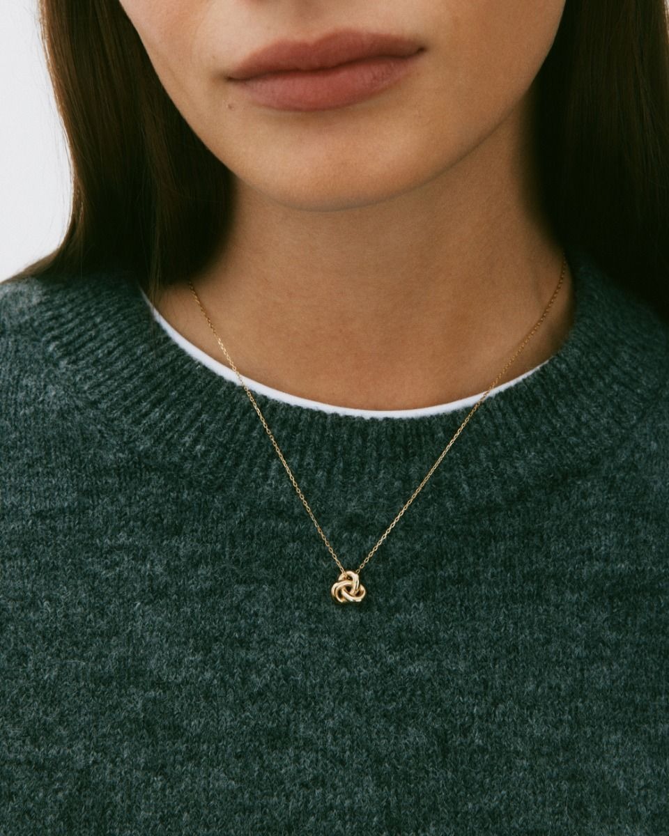 Infinity Knot Necklace S Gold - Edblad - 3