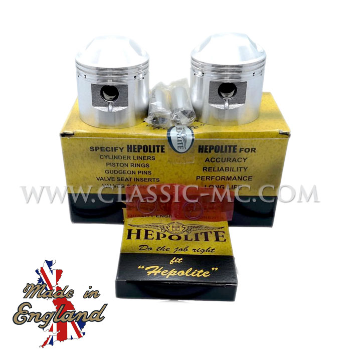 71 MM 9:1 +0,80 PISTON SET, UNIT 650 AP/HEPOLITE