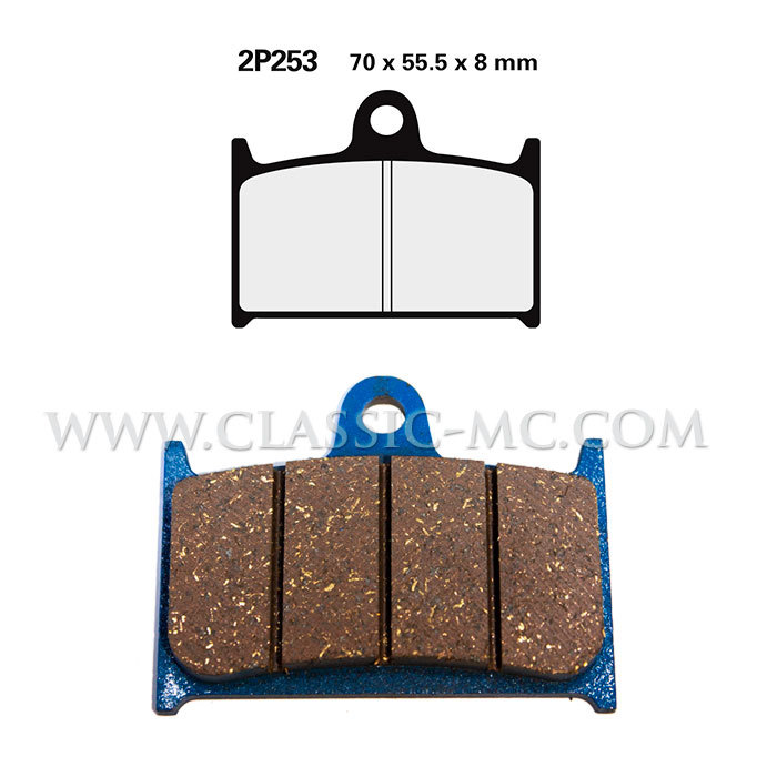 BRAKE PADS, HINCKLEY NISSIN F/W