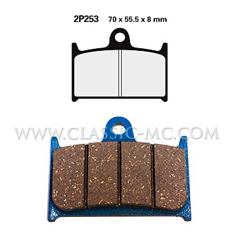 BRAKE PADS, HINCKLEY NISSIN F/W
