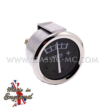 A-METER 2" 8-0-8, BLACK REPLICA