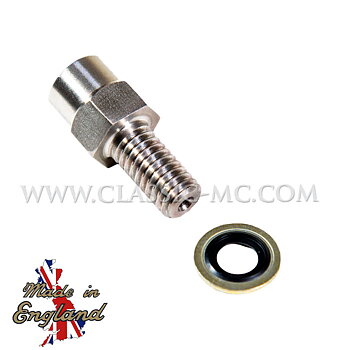 OIL PRESSURE GAUGE, ADAPTER 1/8-5/16" T150/T160