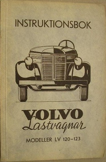 1941 Volvo LV 120-123 Instruktionsbok 9-41