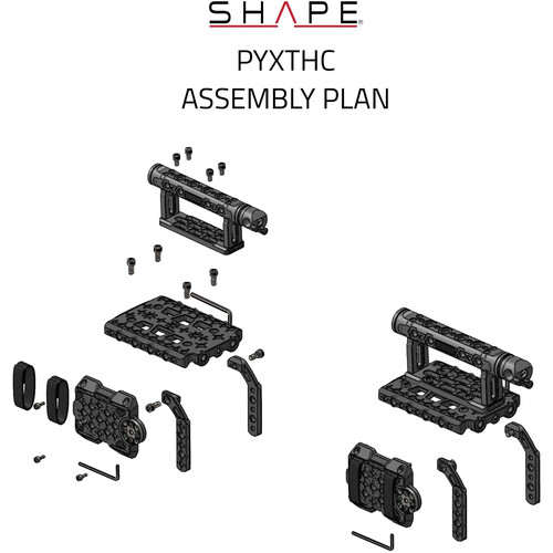 SHAPE Cage With Top Handle For Blackmagic Design Pyxis 6K - 4