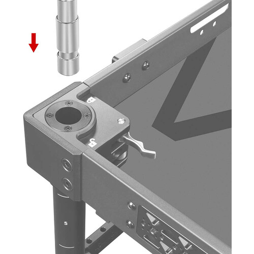 SHAPE Corner Baby Pin 5\8 inch for Camera Cart - 6