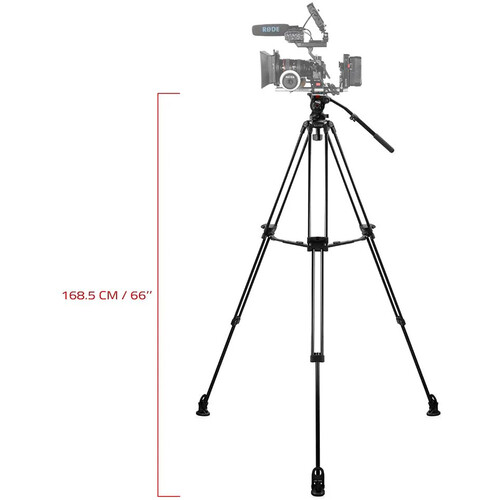 SHAPE Freelance Heavy-Duty Tripod with Fluid Head - 6