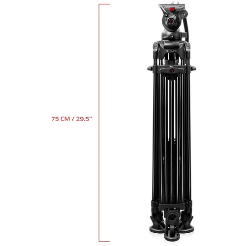 SHAPE Freelance Heavy-Duty Tripod with Fluid Head - 5