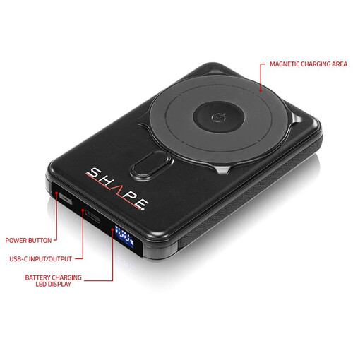 SHAPE MAG Wireless Power Bank 10000mah Portable Charger - 2