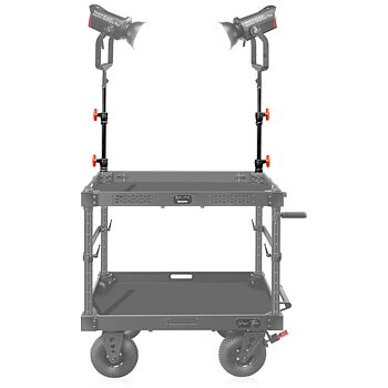 SHAPE Two-Stage Corner Riser Cart Stand