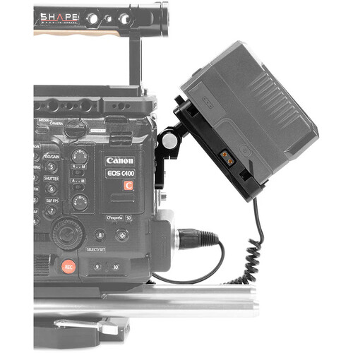 SHAPE V-Mount Pivoting Battery Plate for Canon EOS C400 - 2