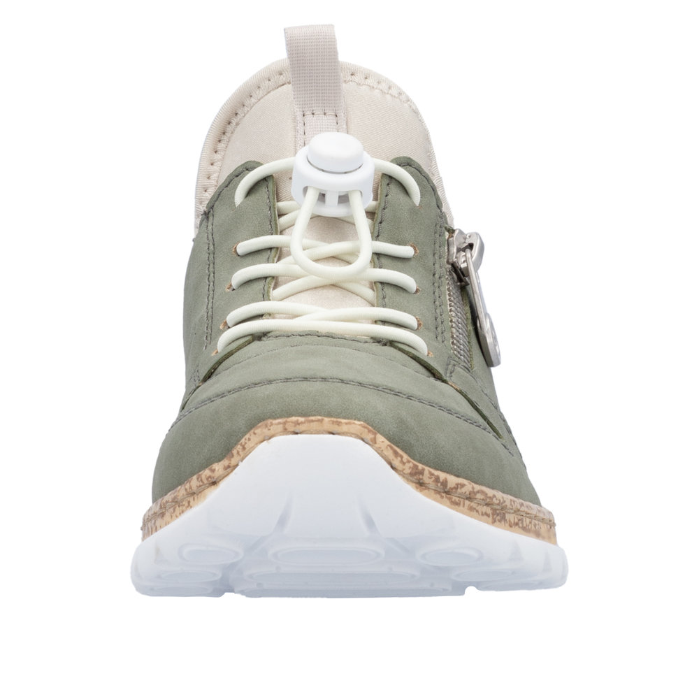 Rieker Damsneaker snabbsnörning Grön - 6